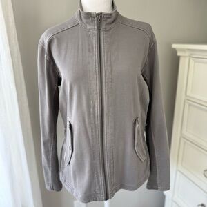Nic+Zoe Lightweight Grey Womens‎ Jacket - Size Small